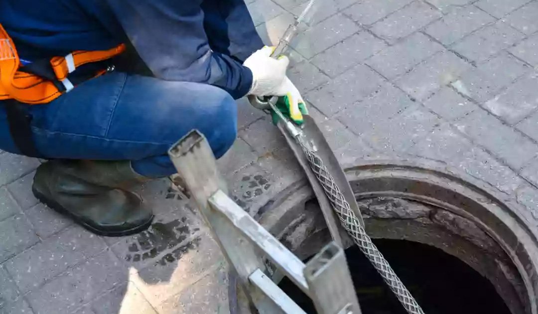 Drainage inspection by RICS accredited survey team during mechanical and electrical survey in London