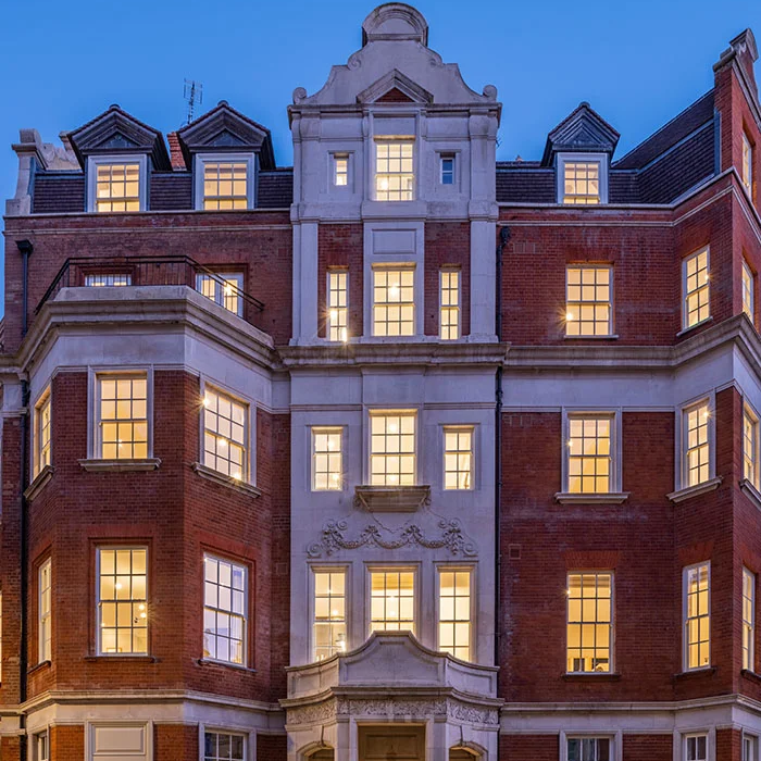 Elegant heritage-style brick building in Hampshire surveyed by Prime Property Surveys
